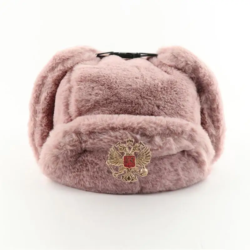 Winter Trapper Hat - Soviet Badge Ushanka Men&Women Bomber Hats
