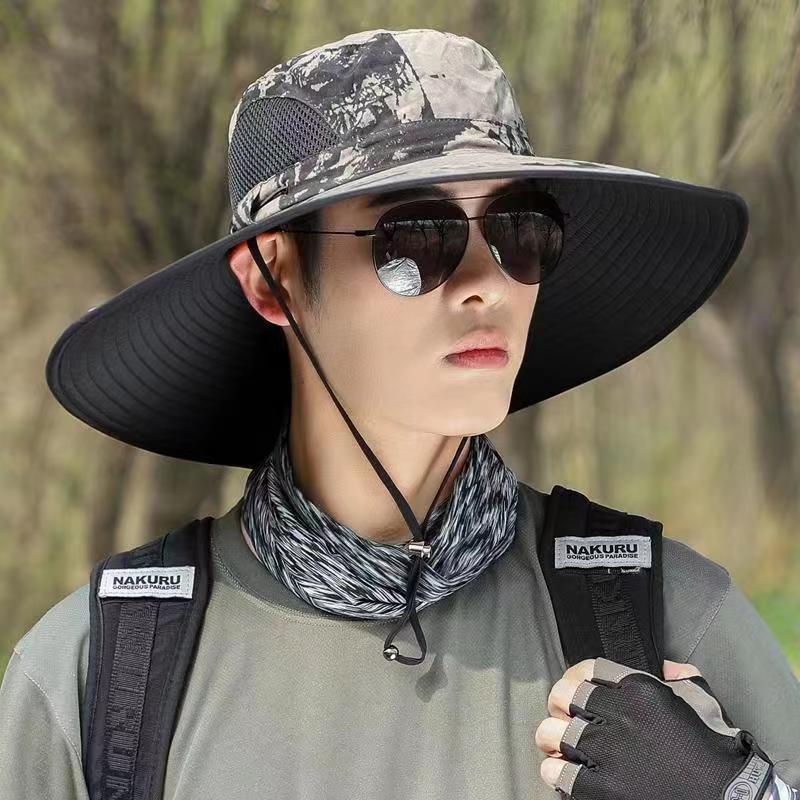 Snapback Hat Flat - Summer Men's Outdoor Sun Hat -