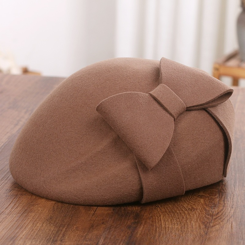 French Elegant Mesh-Bow Wool B - Fedora Hat Wool review and price