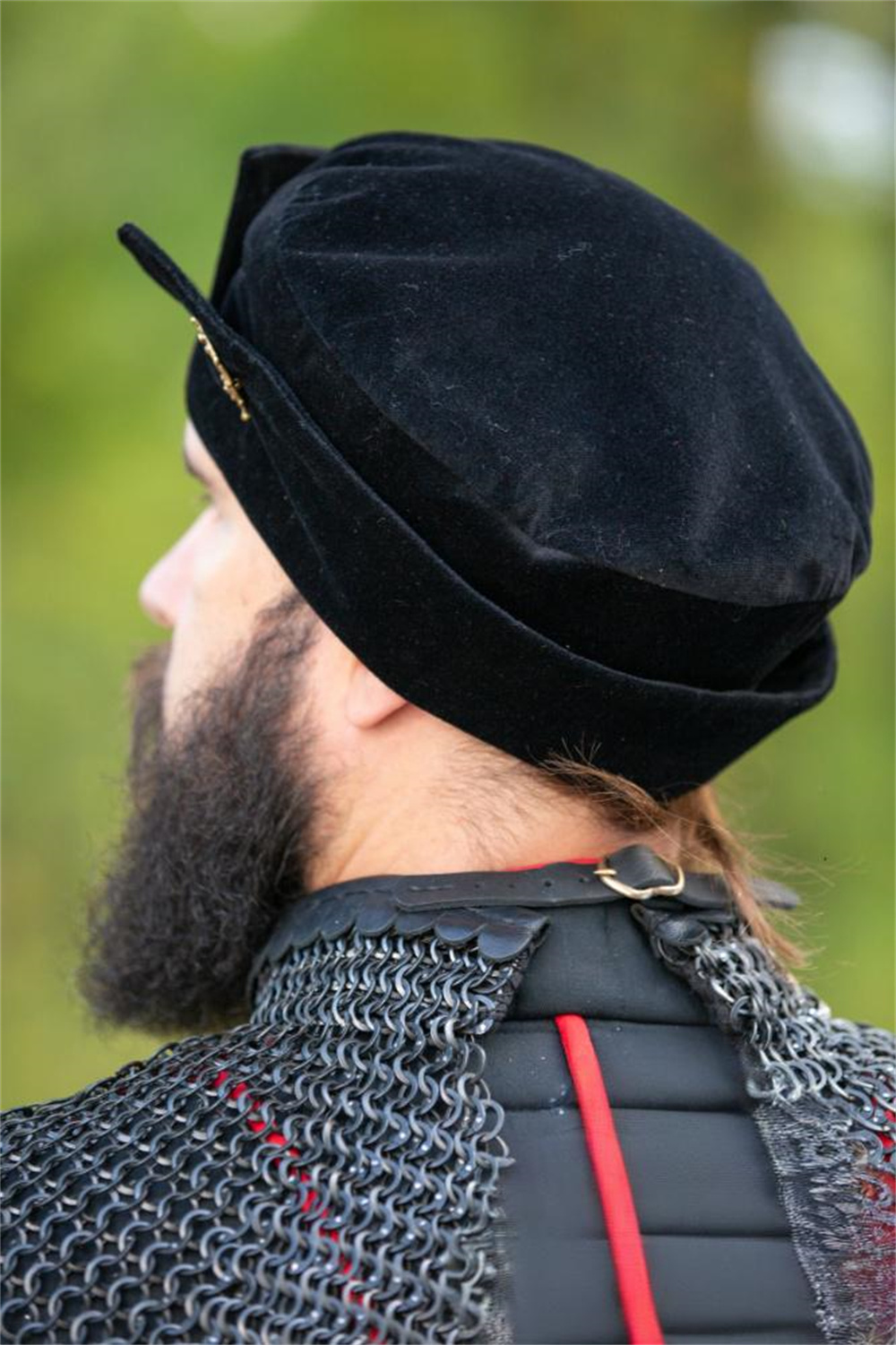 Medieval Tudor Flat Cap Velvet - Snapback Hat Flat review and price