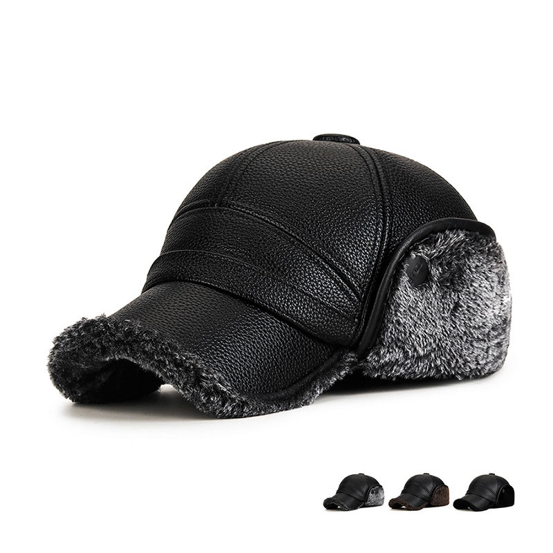 Middle-Aged And Elderly Fur Ha - Baseball Cap Structured review and price