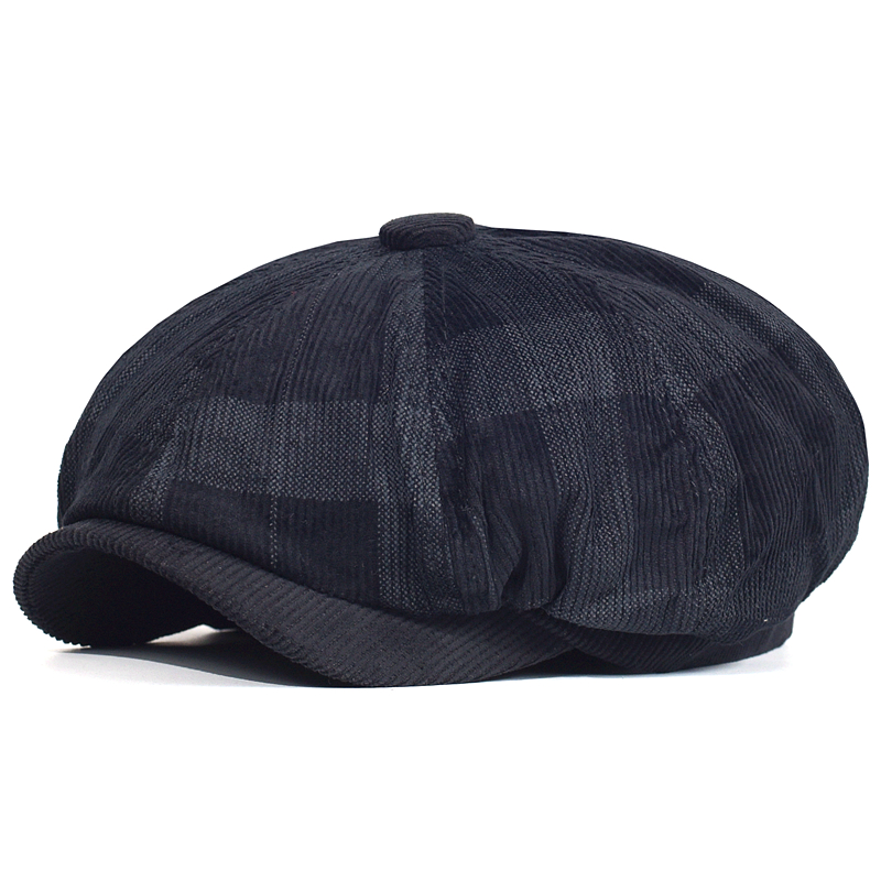 Autumn Winter Plaid Thick News - Dad Hat Cotton review and price