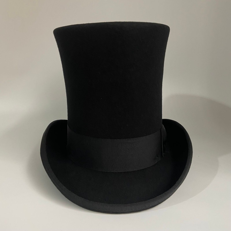Black Wool Felt Top Hat Men's  - Fedora Hat Wool review and price